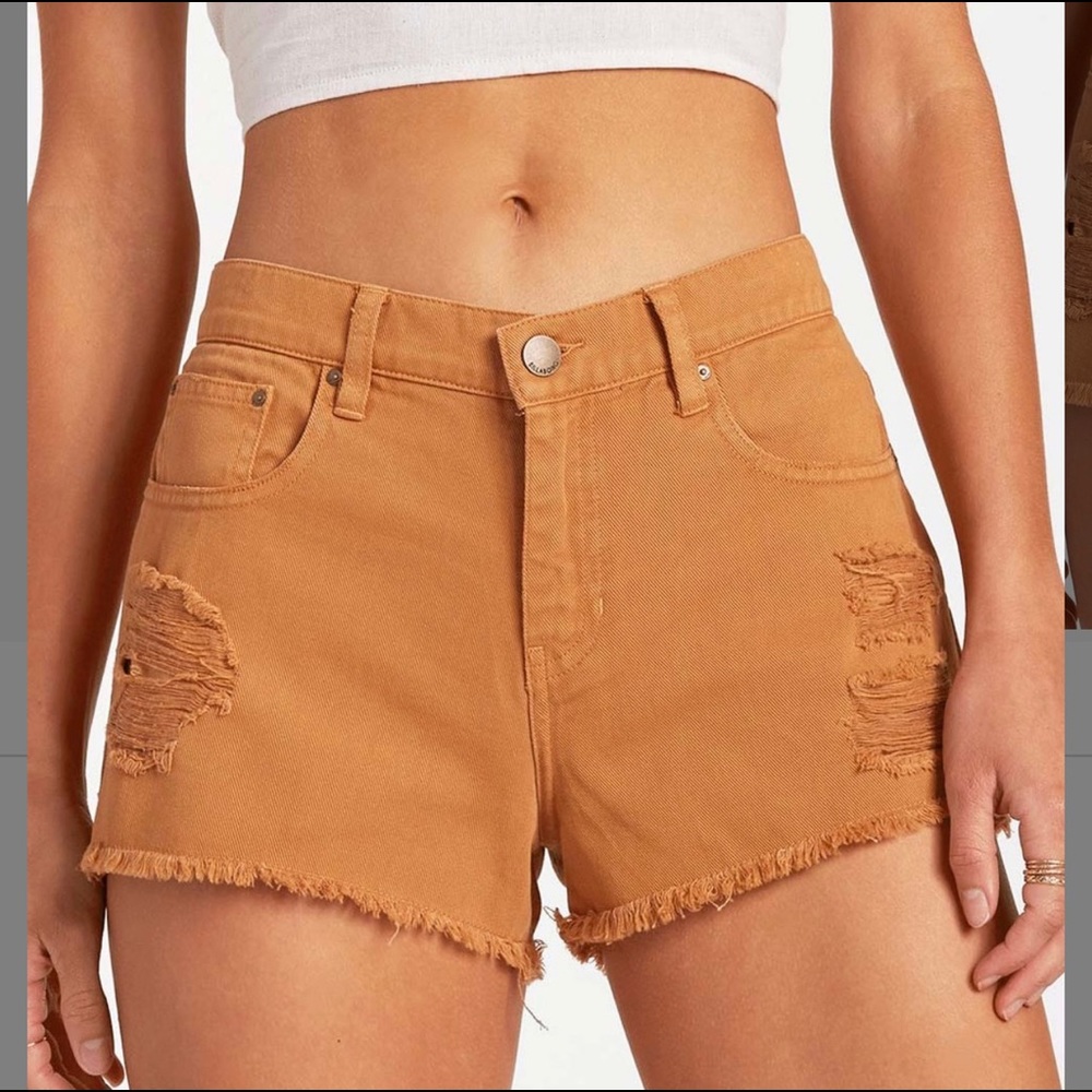 Billabong burnt color jean shorts